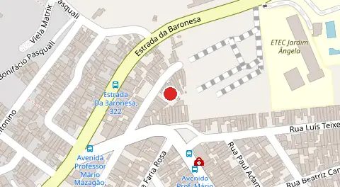 Mapa da localização