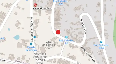 Mapa da localização