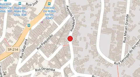 Mapa da localização