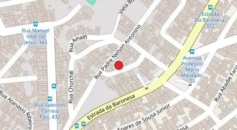 Mapa da localização
