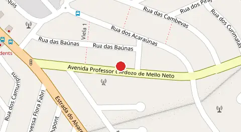 Mapa da localização