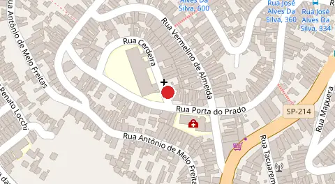 Mapa da localização
