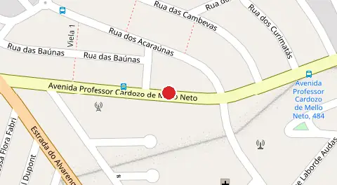 Mapa da localização