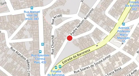 Mapa da localização