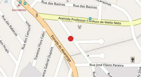 Mapa da localização