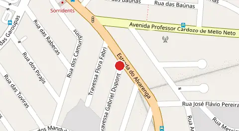 Mapa da localização