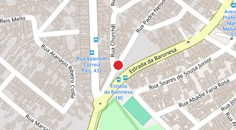 Mapa da localização