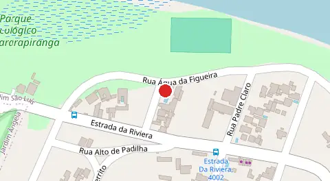 Mapa da localização