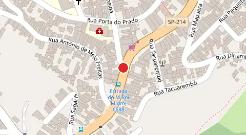 Mapa da localização