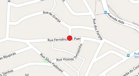 Mapa da localização