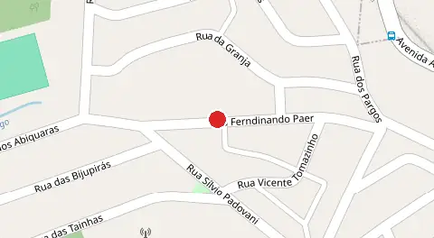 Mapa da localização