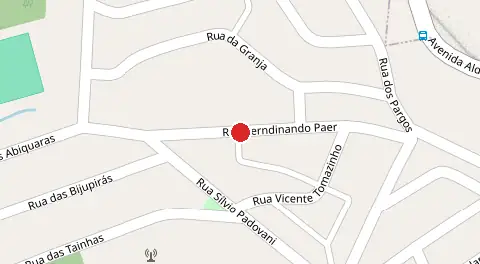 Mapa da localização