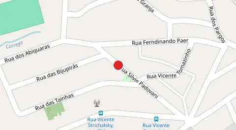 Mapa da localização