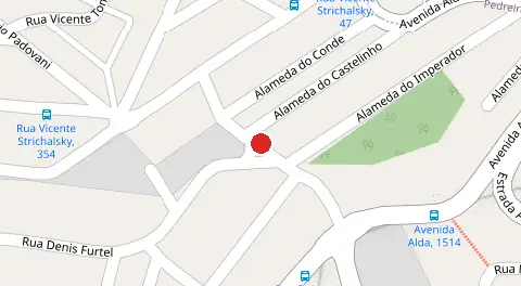 Mapa da localização