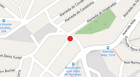 Mapa da localização