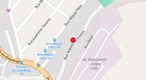 Mapa da localização
