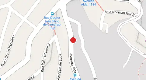 Mapa da localização