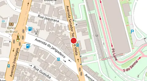 Mapa da localização