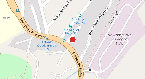 Mapa da localização