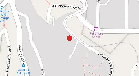 Mapa da localização