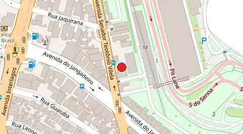 Mapa da localização