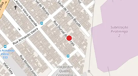 Mapa da localização