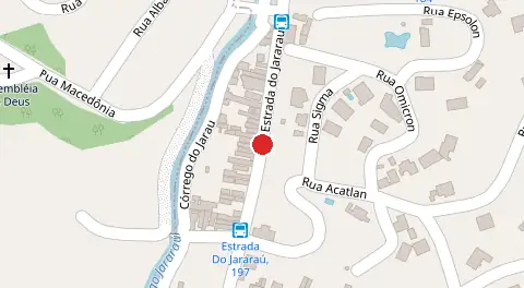 Mapa da localização