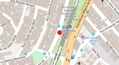 Mapa da localização
