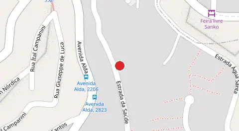 Mapa da localização