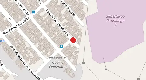 Mapa da localização