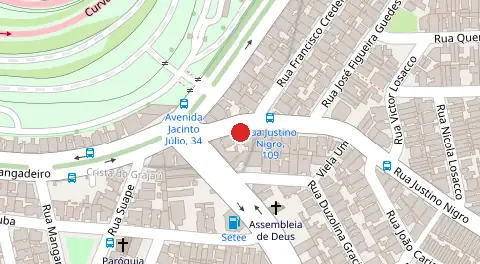 Mapa da localização