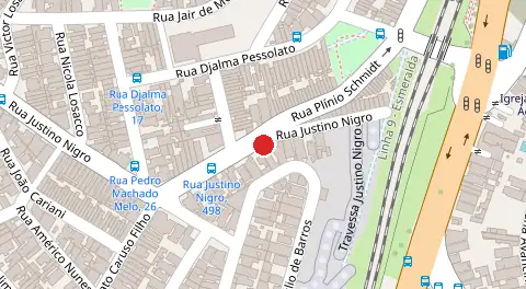 Mapa da localização