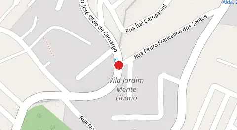 Mapa da localização