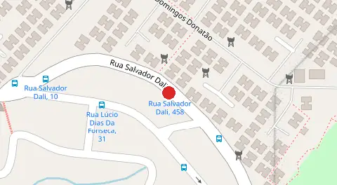 Mapa da localização