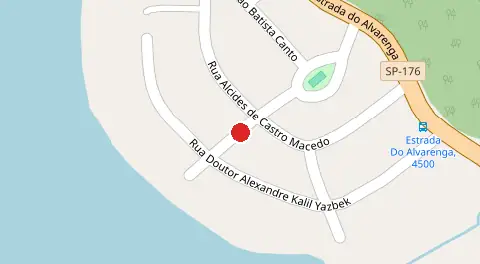 Mapa da localização
