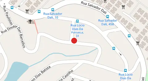 Mapa da localização
