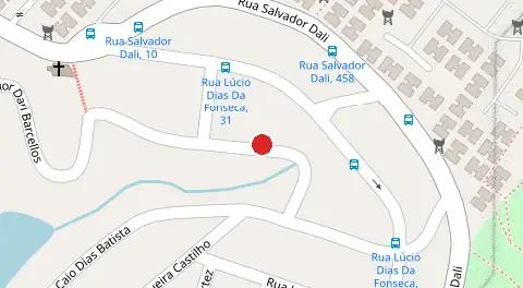 Mapa da localização