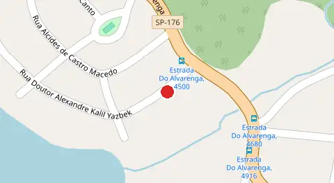 Mapa da localização