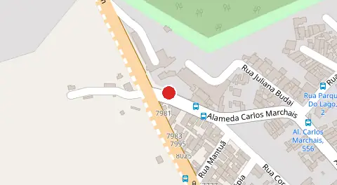 Mapa da localização