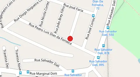 Mapa da localização