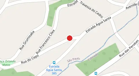 Mapa da localização
