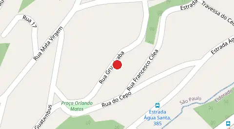 Mapa da localização