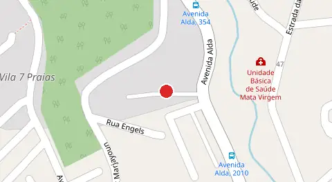 Mapa da localização