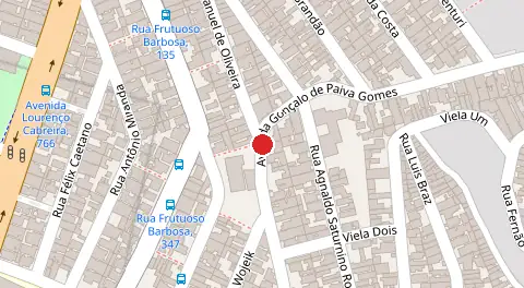 Mapa da localização