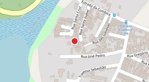 Mapa da localização