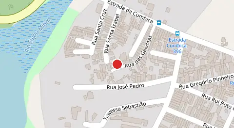 Mapa da localização