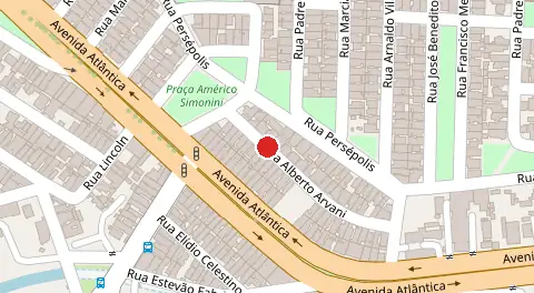 Mapa da localização