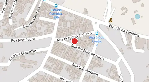 Mapa da localização