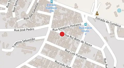 Mapa da localização