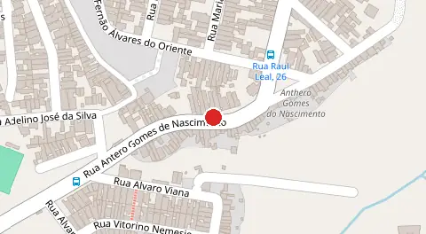 Mapa da localização
